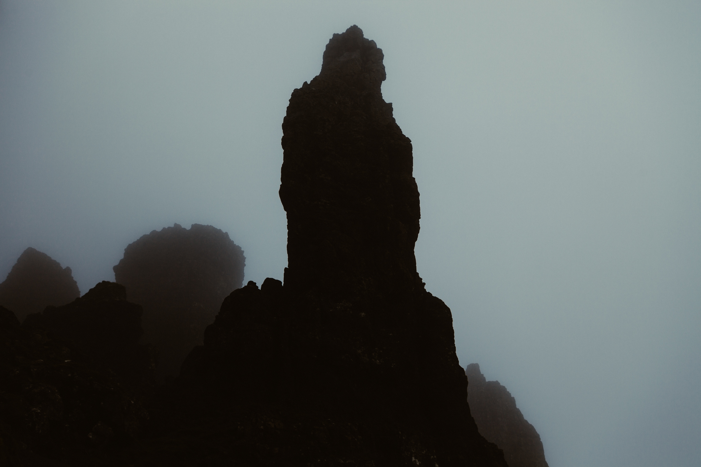 Mountain at Fog Day